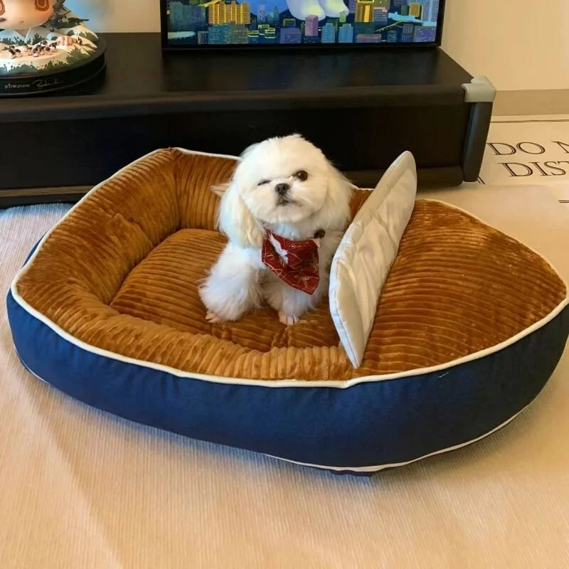 Boat Type Pet Bed Large Space Comfortable Dog & Cat Bed