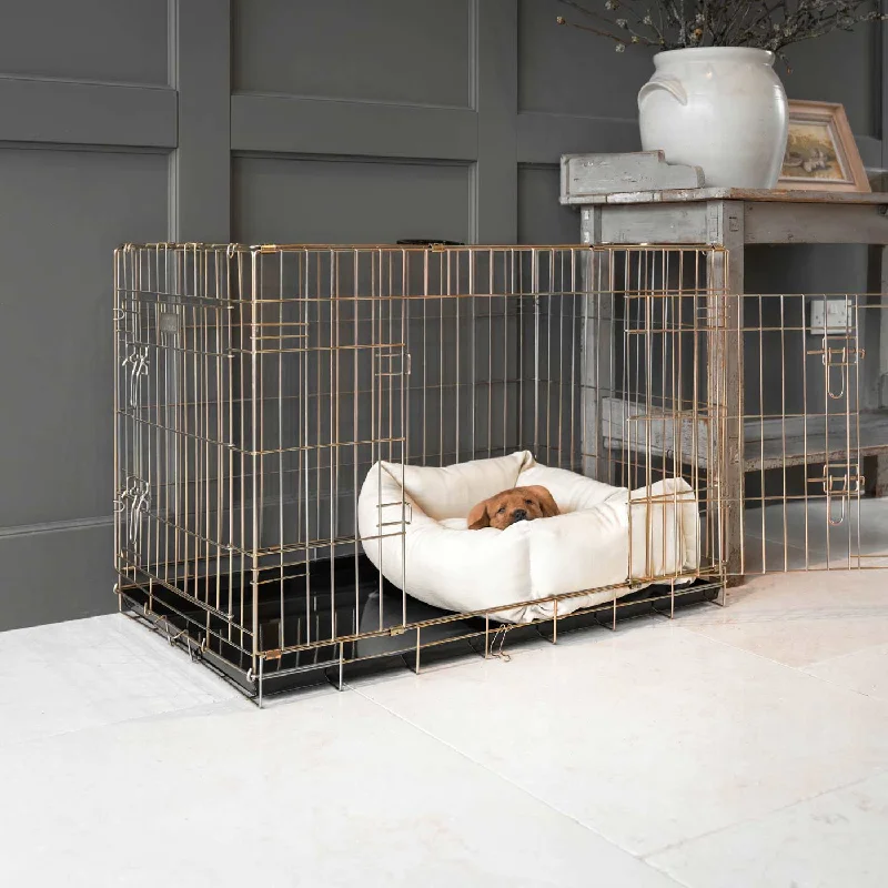 Cozy & Calming Puppy Cage Bed in Savanna by Lords & Labradors