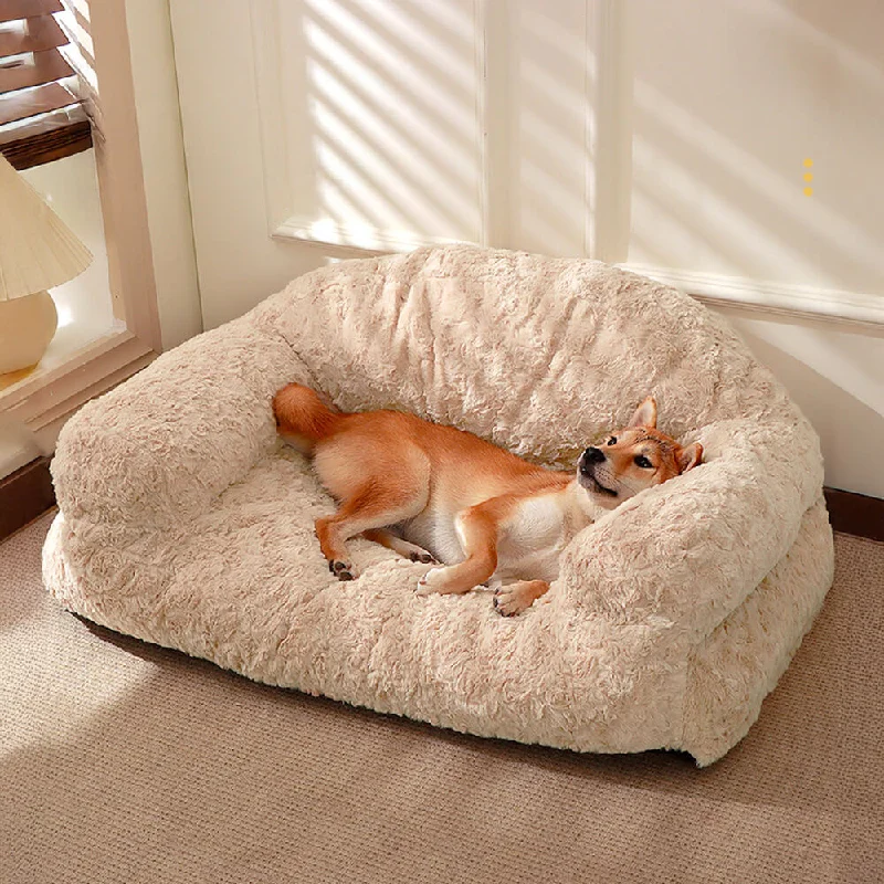 Cozy Full Support Warm Removable Washable Dog & Cat Sofa Bed