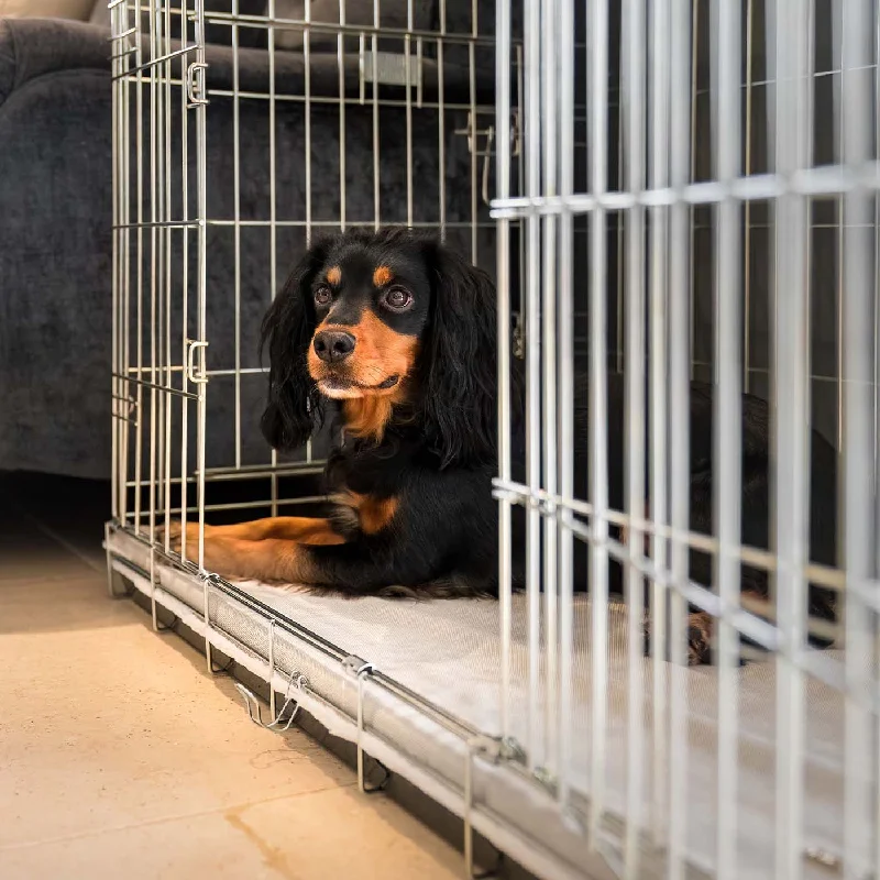 Essentials Twill Cage Mat in Linen by Lords & Labradors