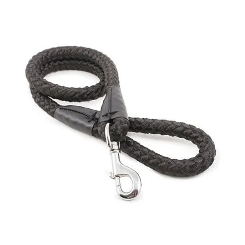 Ancol: Super Strong Rope Black Lead For Dogs Up To 75kg