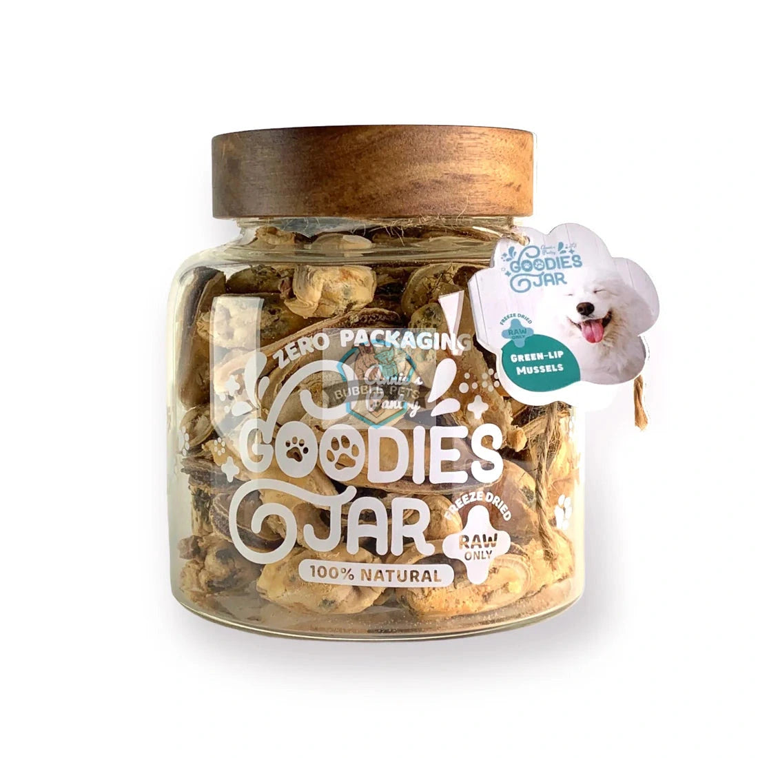 Annie's Pantry Goodies Jars Freeze-Dried Dog Treats (Green-Lip Mussels)