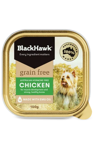 BLACK HAWK Grain Free Chicken 9 x 100g