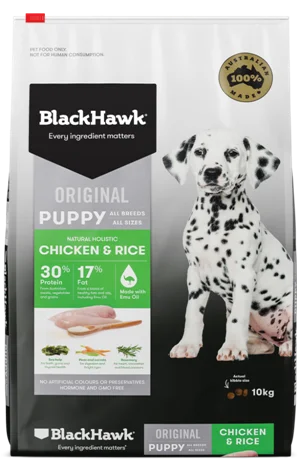 BLACK HAWK Puppy Chicken & Rice