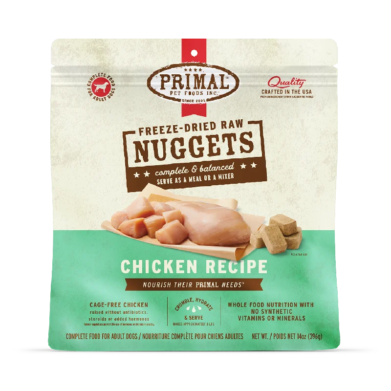 Freeze-Dried Raw Nuggets Dog Food <br> Chicken Recipe