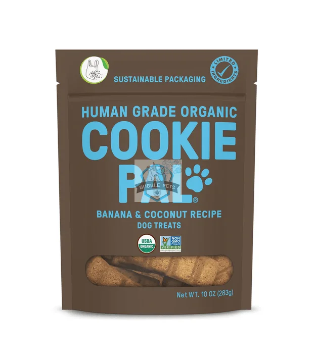 CookiePal Human Grade Organic Banana & Coconut Recipe Dog Treats