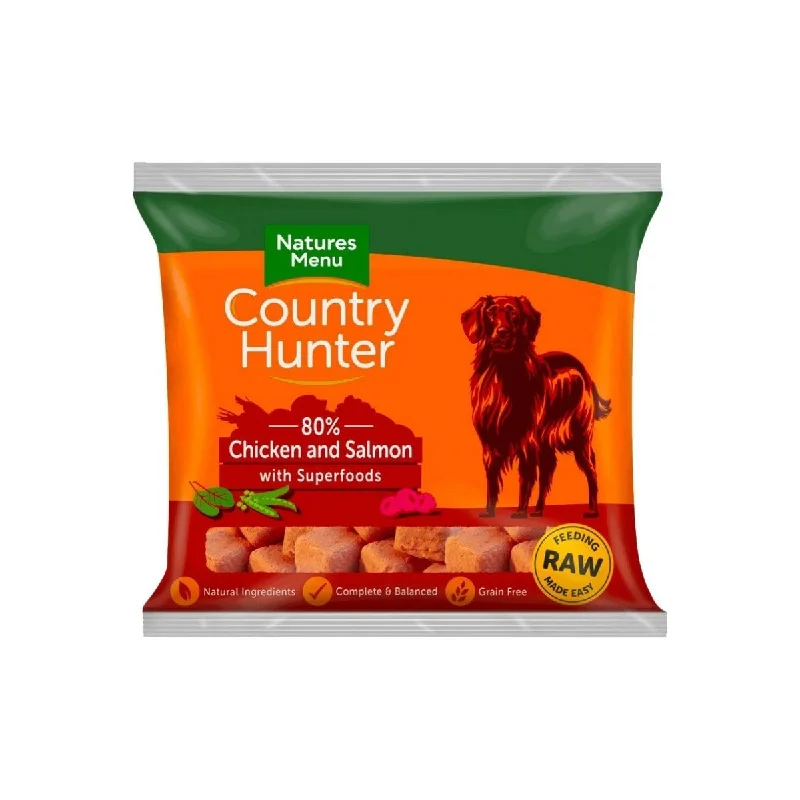 COUNTRY HUNTER RAW NUGGETS  CHICKEN AND SALMON  FOR DOGS