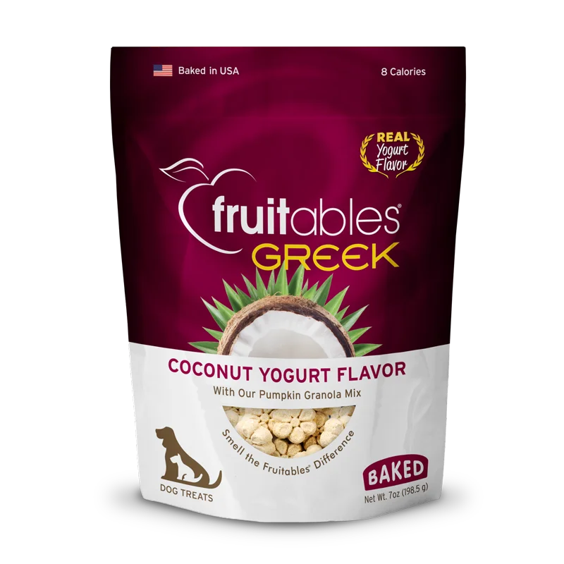 Fruitables Greek Coconut Yogurt Flavor Dog Treats (7-oz)