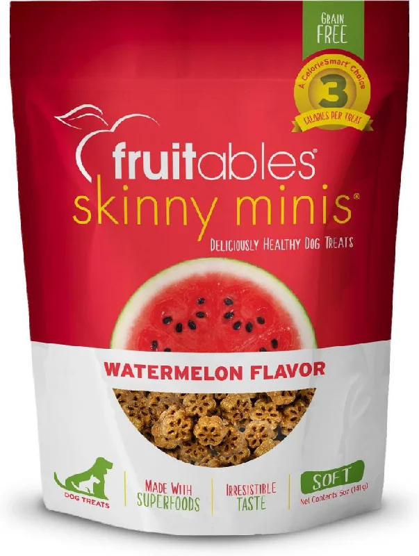 Fruitables Skinny Minis Chewy Watermelon Dog Treats (5-oz)