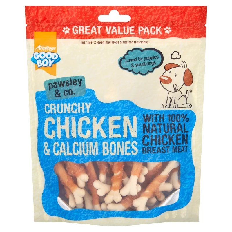 Good Boy Crunchy Chicken & Calcium Bones Dog Treats 350g