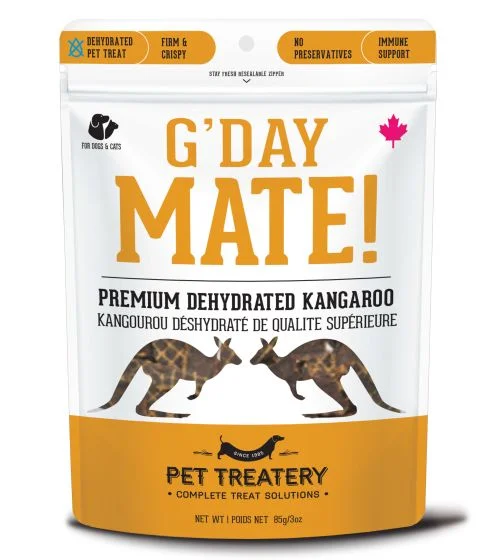 Granville G'Day Mate! Premium Dehydrated Kangaroo Treats for Cats and Dog 85g