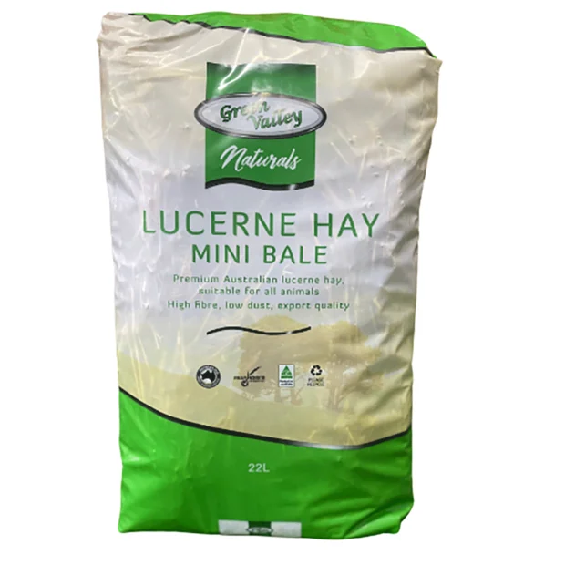 Green Valley Naturals Lucerne Hay Mini Bale 22L