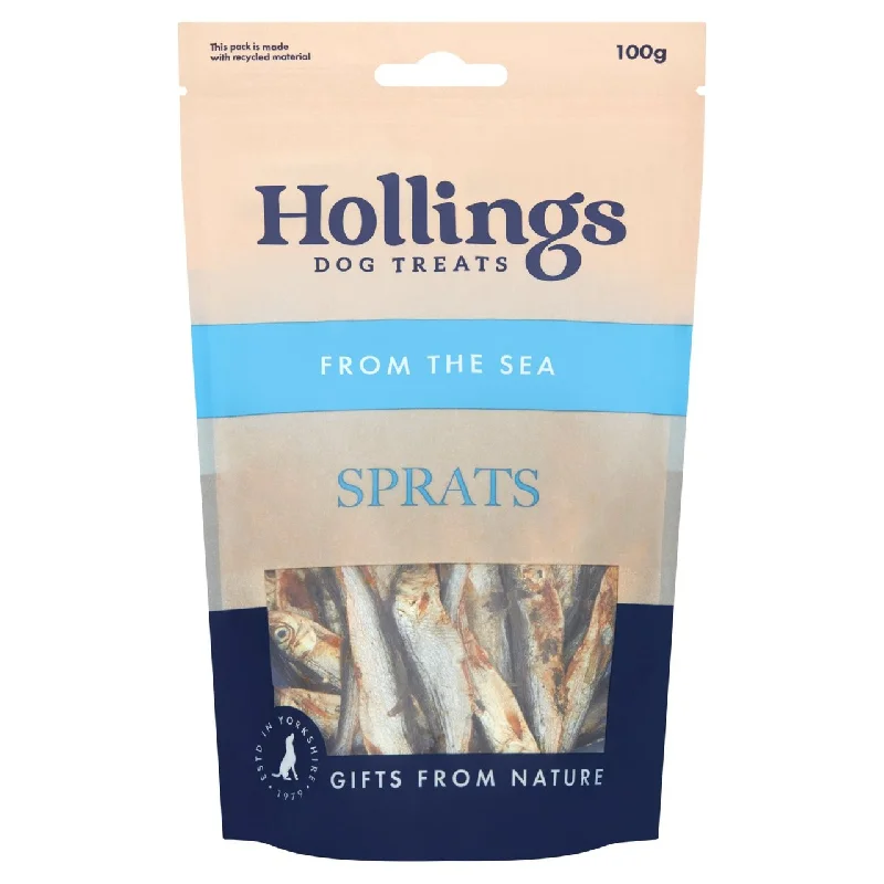 Hollings Sprats Dog Treats 100g