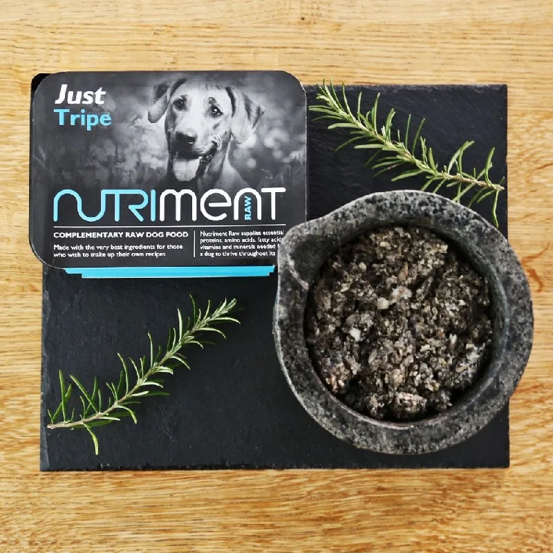 Nutriment Just Tripe Raw Dog Food 500g Tray