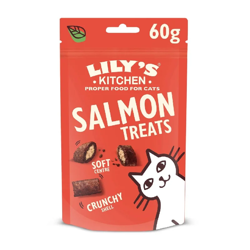 Lily's Kitchen Salmon Pillow Treats for Cats 60g