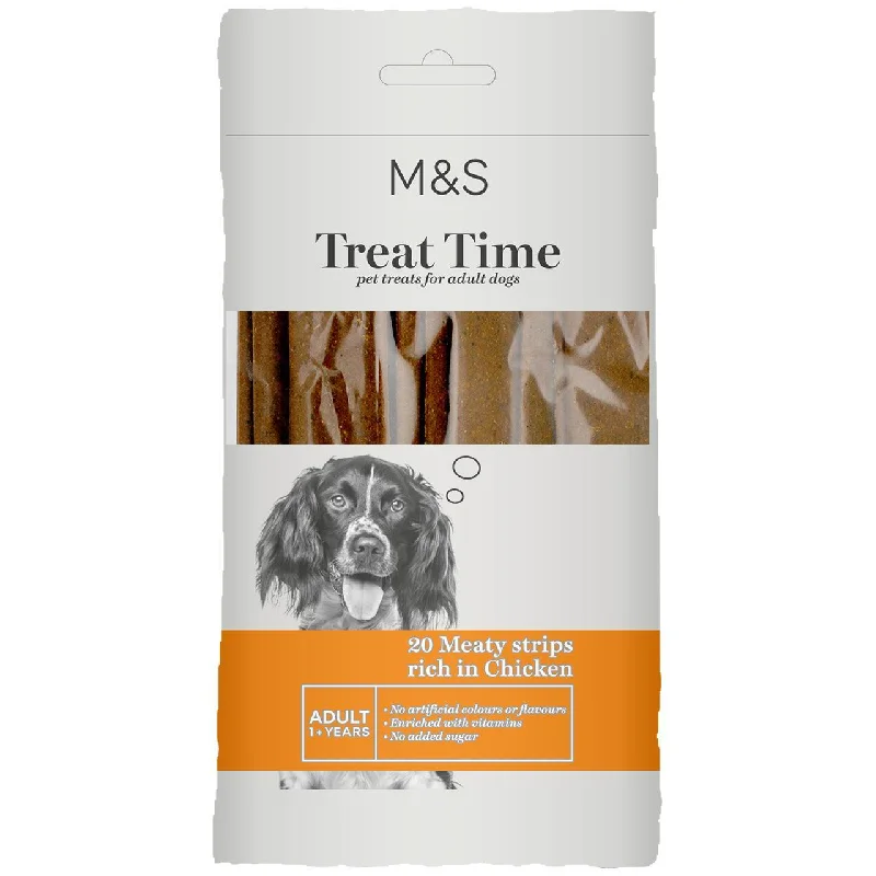 M&S 20 Meaty Chicken Dog Treats 200g