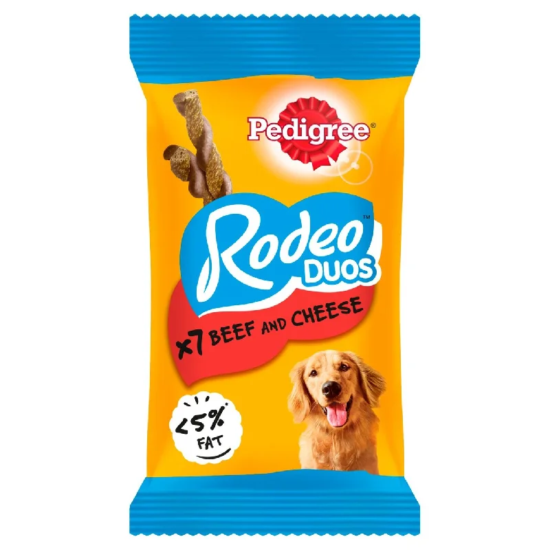 Pedigree Rodeo Duos Adult Dog Treats Beef & Cheese 123g