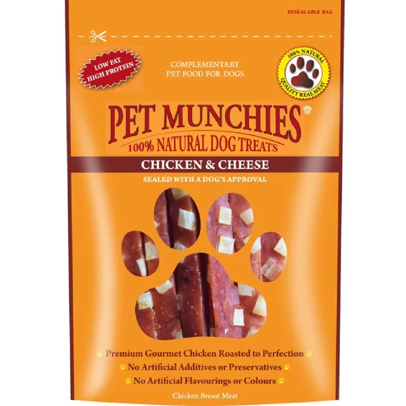 Pet Munchies Chicken & Cheese Dog Treats 100g