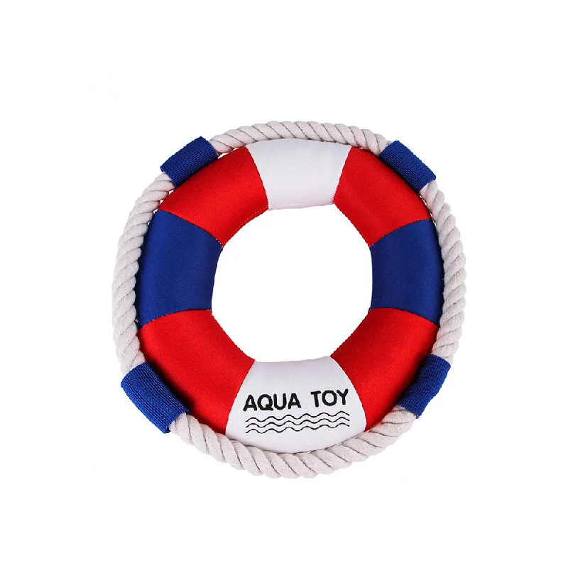 PAWS ASIA Ebay New Pet Products Cotton Summer Swimming Ring Sport Dog Toy