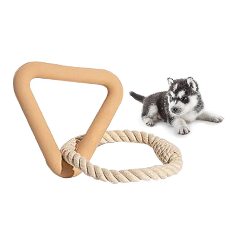 PAWS ASIA Manufacturers Customized Eco TPR Interactive Chew Resistant Heavy Duty Dog Pull Toy