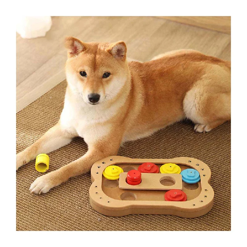 PAWS ASIA Suppliers New Design Multifunctional Durable IQ Training Puzzle Treat Dog Toys