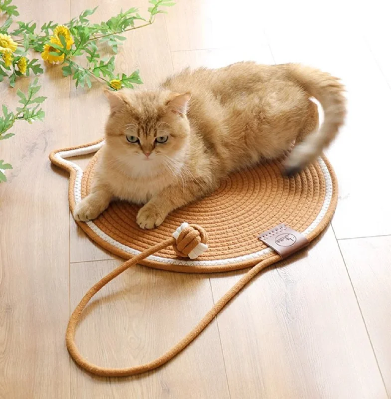 Premium Round Cat Scratcher Mat