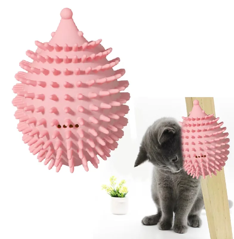 Interactive Hedgehog Cat Brush