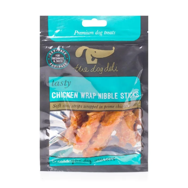 Petface The Dog Deli Chicken Wrap Nibbles Dog Treats 100g