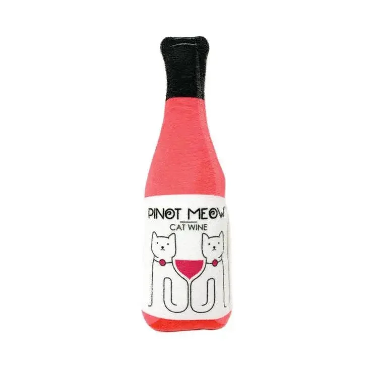 PetWineShop - Purring Wine Catnip Kicker Toy - Cat Toy