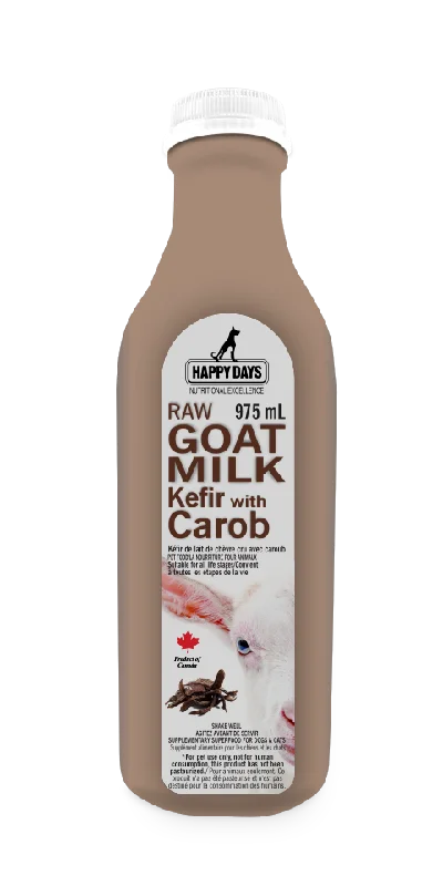 Raw Fermented Goat Milk with Carob