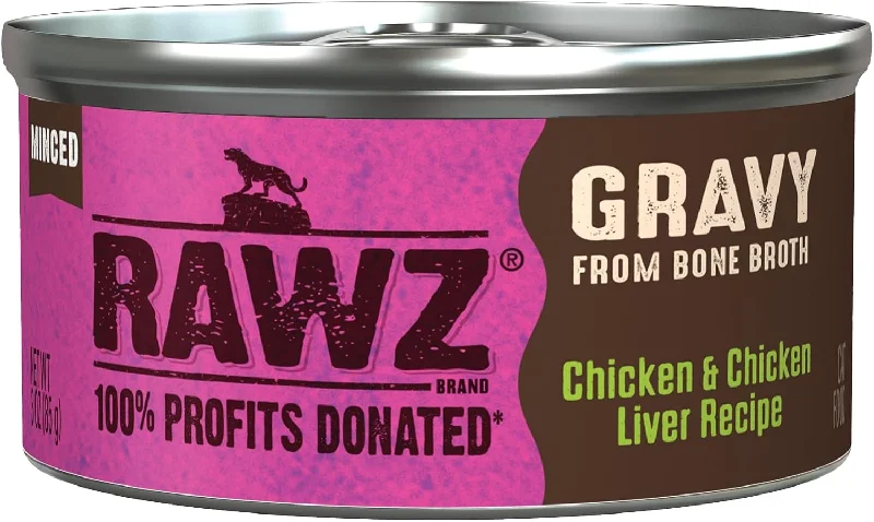 RAWZ® Gravy From Bone Broth Chicken & Chicken Liver Recipe Wet Cat Food