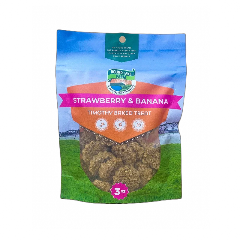 Round Lake Farm Strawberry & Banana Timothy Baked Treats