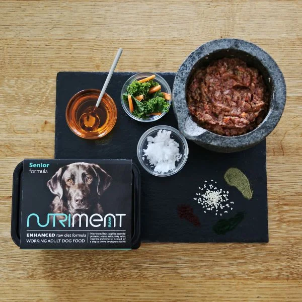 Nutriment Senior Formula 500g Tray Adult Raw Dog Food