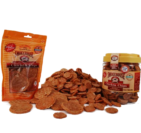 Smokehouse 100-Percent Natural Chicken Chips Dog Treats (8 oz)