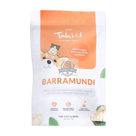 Taki Barramundi Fish Grain-Free Freeze-Dried Treats For Cats & Dogs 70g