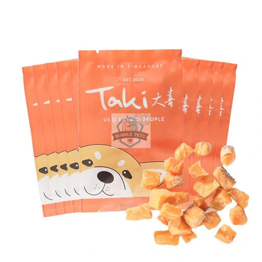 Taki Scottish Salmon Grain-Free Freeze-Dried Treats For Cats & Dogs (10 Packets) 90g