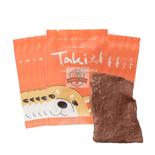 Taki Wagyu Beef Steak Grain-Free Freeze-Dried Treats For Cats & Dogs (12 Packets) 78g