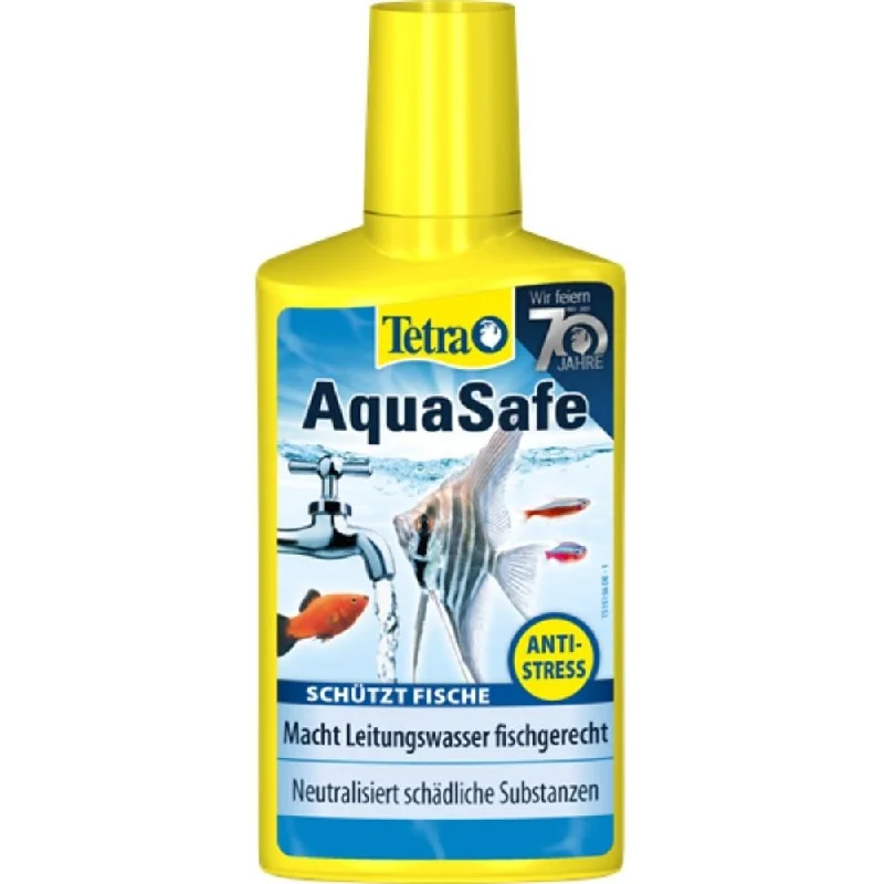 Tetra: AquaSafe makes tap water safe against harmful substances contained in the water