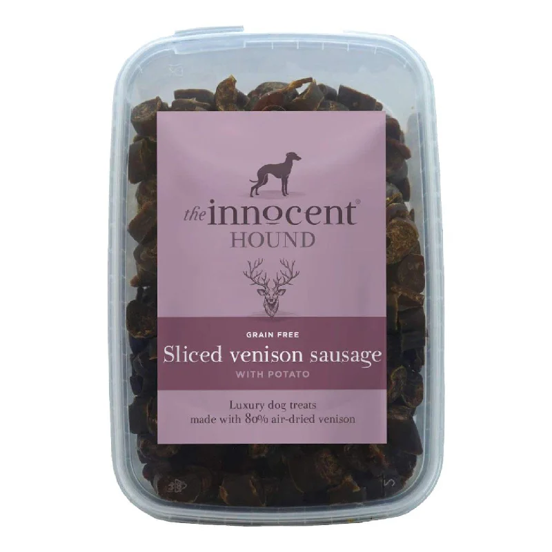 The Innocent Hound Dog Treats Sliced Venison Sausage 600g