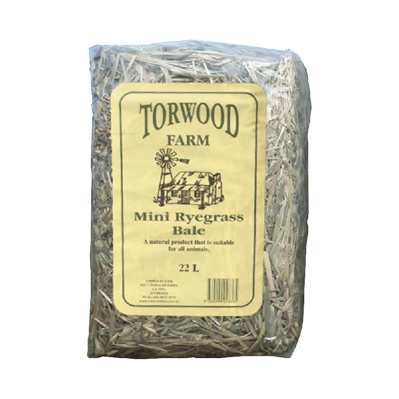 Torwood Farm Mini Rye Grass Bale 22L