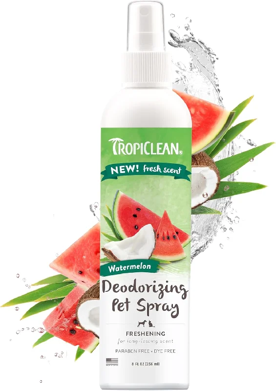 Tropiclean Watermelon Deodorizing Pet Spray For Pets 8oz