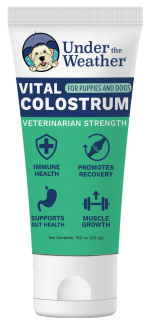 Under the Weather Dog Supplements Vital Colostrum (NEW)