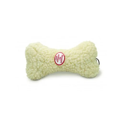 Vermont Fleece Dog Bone with Squeaker 5026