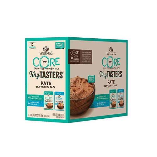 Wellness® CORE® Tiny Tasters™ Pâté Sea Variety Pack 12 x 1.75 oz (8% case discount)