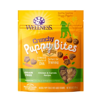 Wellness Puppy Bites Crunchy Chicken & Carrots Recipe Dog Treats