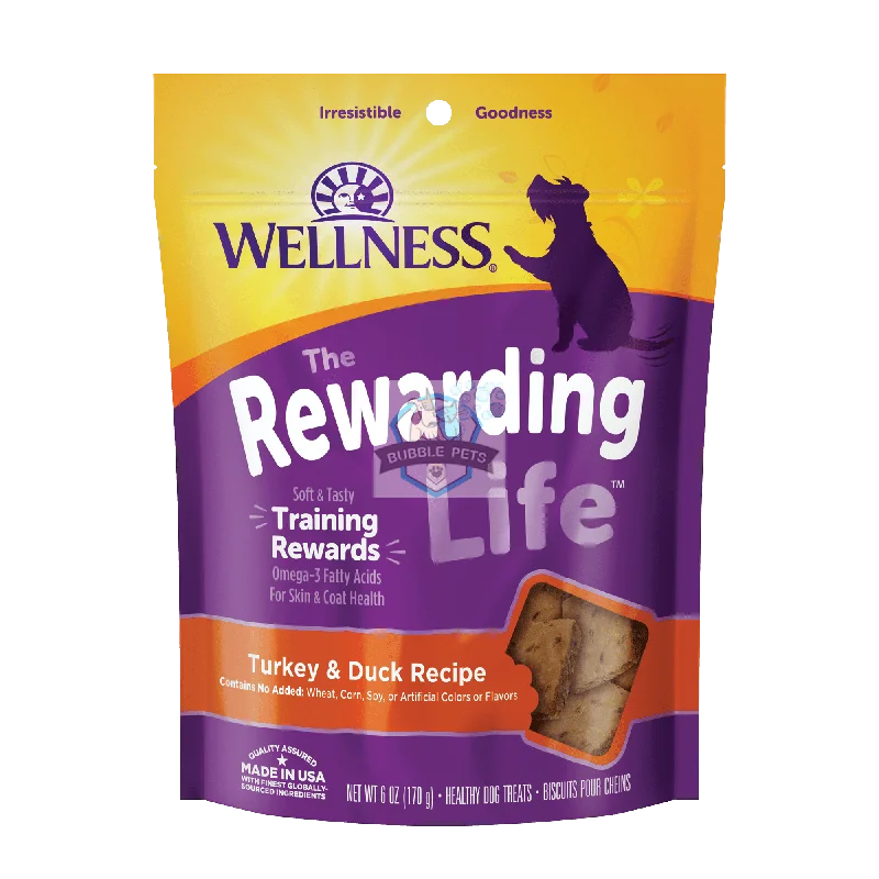 Wellness Wellbites Rewarding Life Turkey and Duck Dog Treats