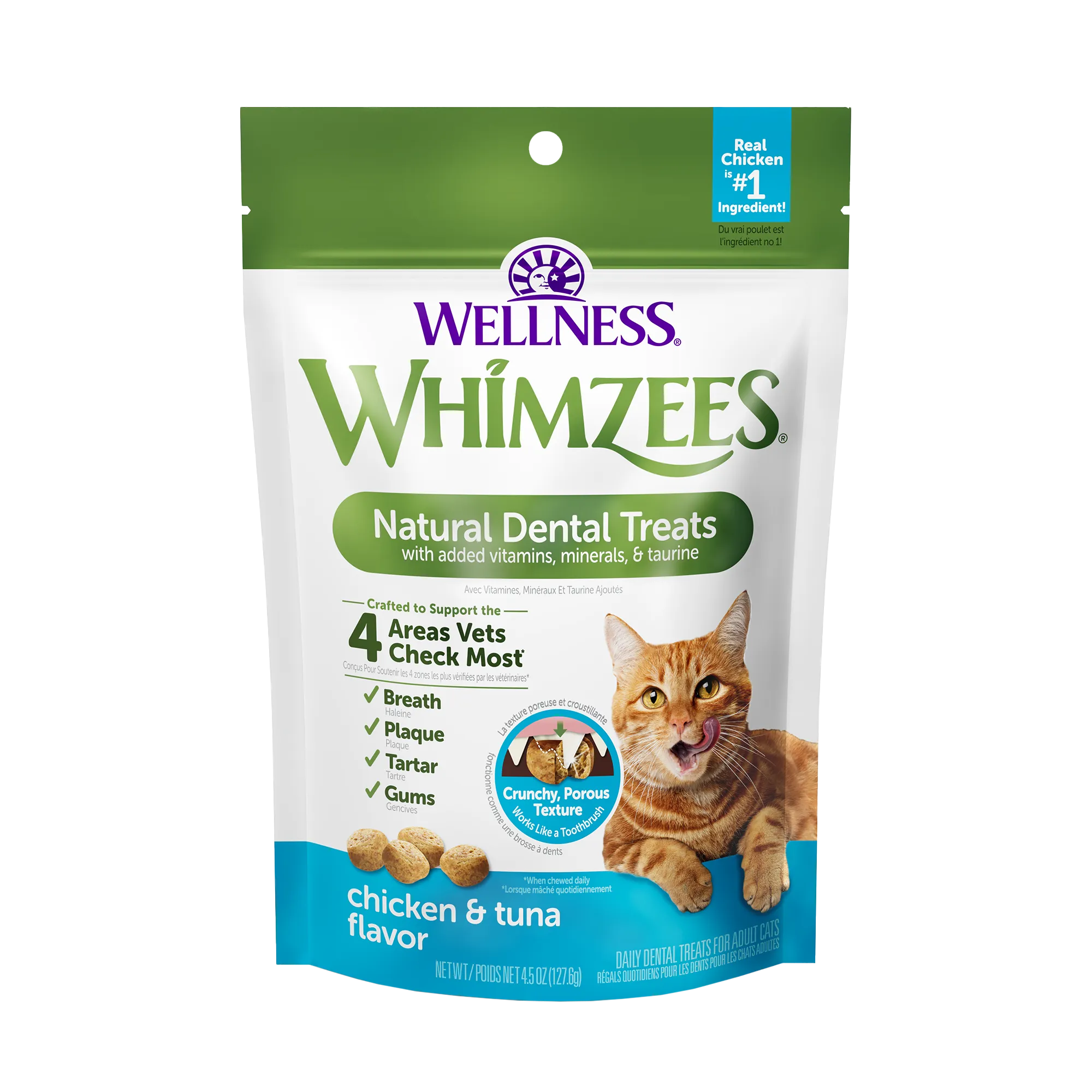 Wellness Whimzees Cat Treats Chicken & Tuna