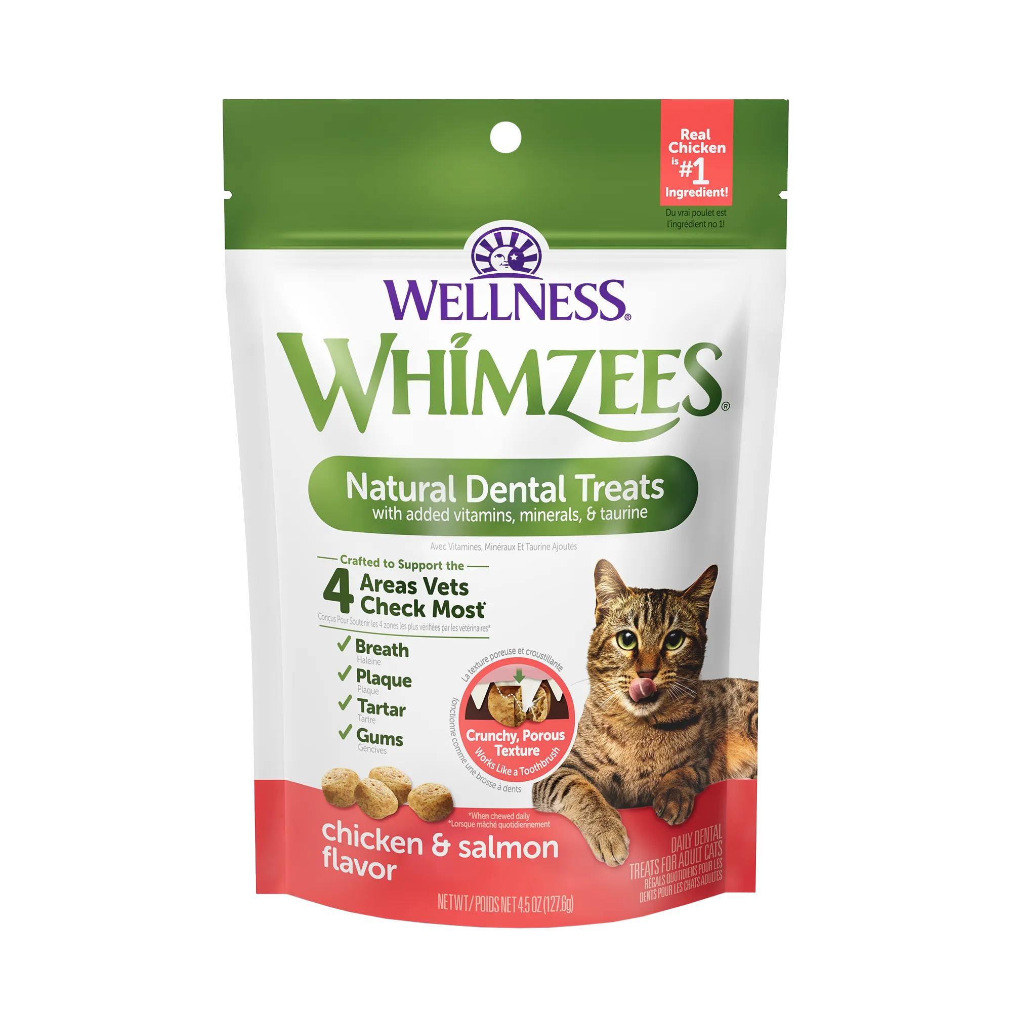 Wellness Whimzees Cat Treats Chicken & Salmon