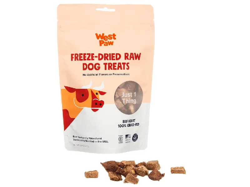 West Paw Freeze Dried Raw Treats Beef Heart