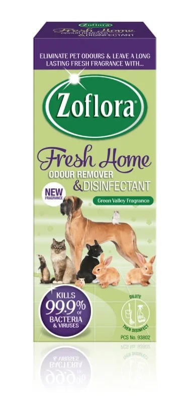 ZOFLORA PET FRESH HOME (ODOUR REMOVER & DISINFECTANT) GREEN VALLEY FRAGRANCE 500ML